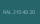 BELUPOL 080 Polymer RAL 210 40 20 Dämmerblau